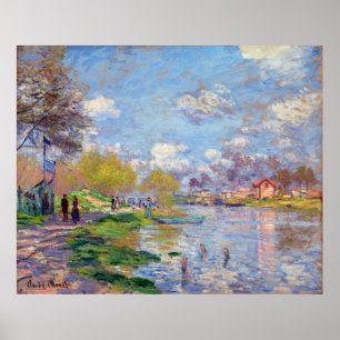 Claude Monet Spring van de Seine Poster