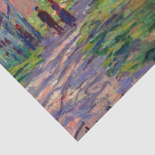 Claude Monet Spring van de Seine Tissuepapier (Detail)