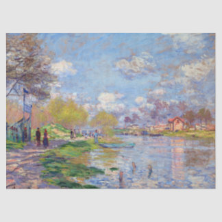 Claude Monet Spring van de Seine Tissuepapier