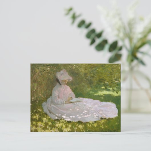 Claude Monet - Springtime Briefkaart (Staand voorkant)