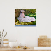 Claude Monet Springtime Impressionisme Painting Poster (Keuken)