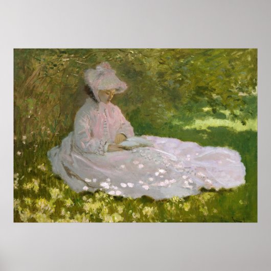 Claude Monet - Springtime Poster (Voorkant)