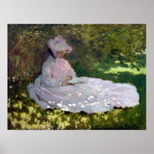 Claude Monet Springtime Poster
