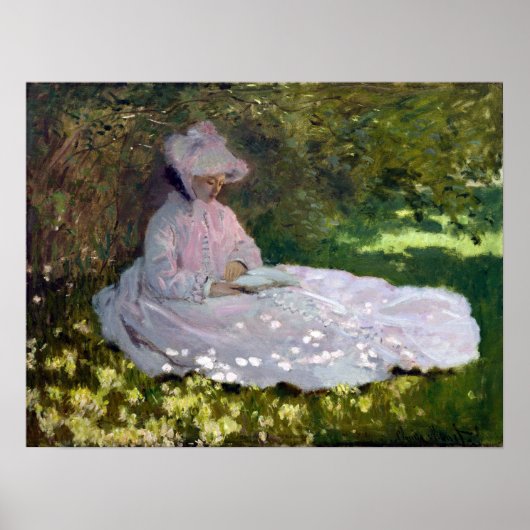 Claude Monet Springtime Poster (Voorkant)