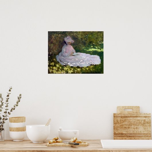 Claude Monet Springtime Poster (Keuken)