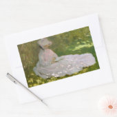 Claude Monet - Springtime Rechthoekige Sticker (Envelop)