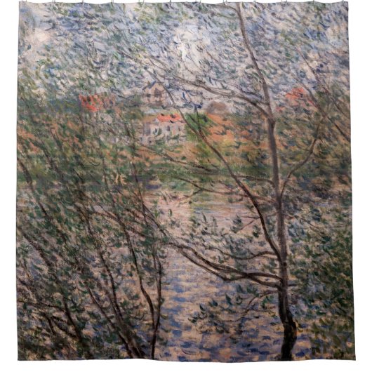 Claude Monet - Springtime via bijkantoren Douchegordijn (Voorkant)