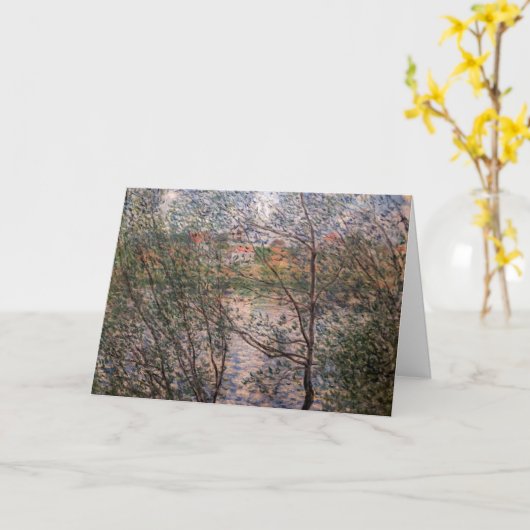 Claude Monet - Springtime via bijkantoren Kaart (Gele Bloem)