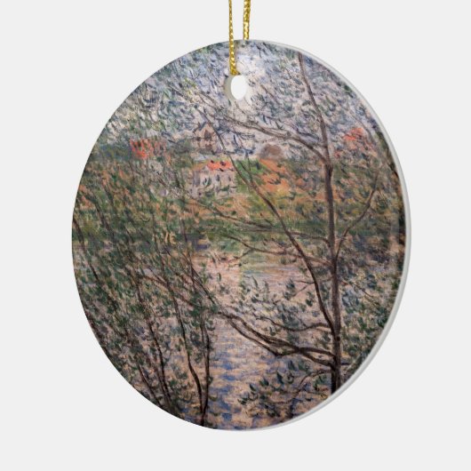 Claude Monet - Springtime via bijkantoren Keramisch Ornament (Links)