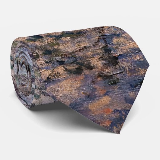 Claude Monet - Springtime via bijkantoren Stropdas (Opgerold)