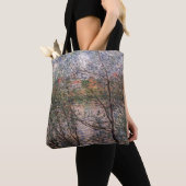 Claude Monet - Springtime via bijkantoren Tote Bag (Dichtbij)