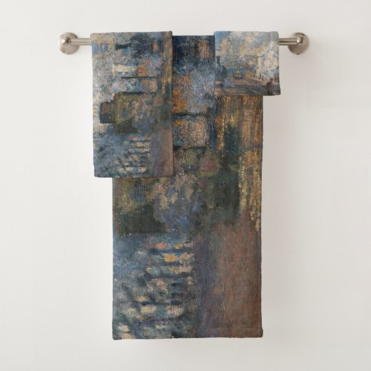 Claude Monet - St. Lazare Station buiten uitzicht Bad Handdoek (Insitu)