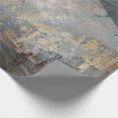 Claude Monet - St. Lazare Station buiten uitzicht Cadeaupapier (Hoek)