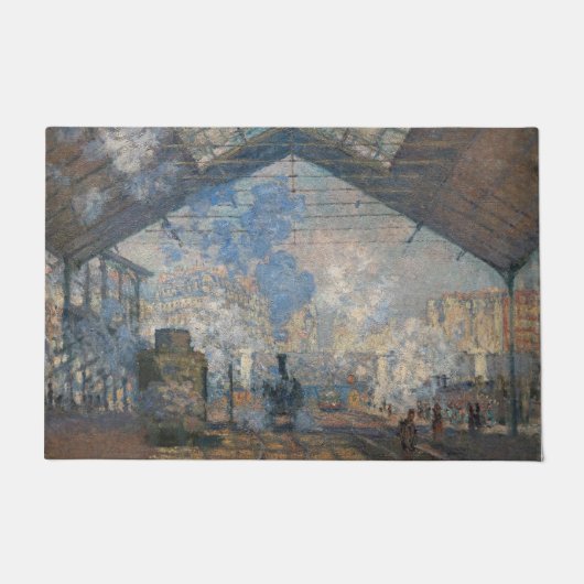 Claude Monet - St. Lazare Station buiten uitzicht Deurmat (Voorkant)