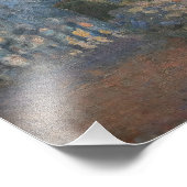 Claude Monet - St. Lazare Station buiten uitzicht Foto Afdruk (Hoek)