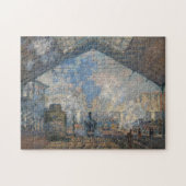 Claude Monet - St. Lazare Station buiten uitzicht Legpuzzel (Horizontaal)