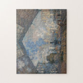 Claude Monet - St. Lazare Station buiten uitzicht Legpuzzel (Verticaal)