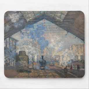 Claude Monet - St. Lazare Station buiten uitzicht Muismat