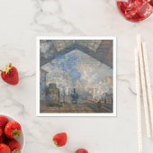 Claude Monet - St. Lazare Station buiten uitzicht Servet (Insitu)