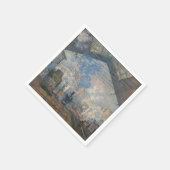 Claude Monet - St. Lazare Station buiten uitzicht Servet (Hoek)