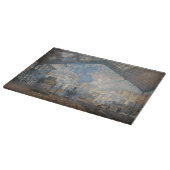 Claude Monet - St. Lazare Station buiten uitzicht Snijplank (Hoek)