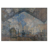 Claude Monet - St. Lazare Station buiten uitzicht Snijplank (Voorkant)