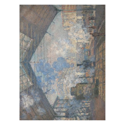 Claude Monet - St. Lazare Station buiten uitzicht Tafelkleed (Voorkant)