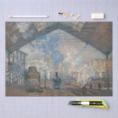Claude Monet - St. Lazare Station buiten uitzicht Tissuepapier (Craft)