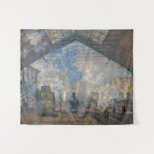 Claude Monet - St. Lazare Station buiten uitzicht Wandkleed (Voorkant (horizontaal))