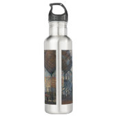 Claude Monet - St. Lazare Station buiten uitzicht Waterfles (Achterkant)