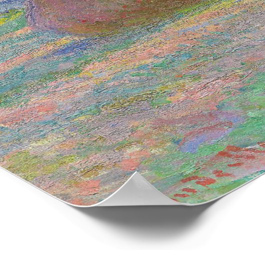 Claude Monet Stacks van Wheat End of Summer Artwor Poster (Hoek)