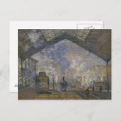 Claude Monet - Station Saint-Lazare Briefkaart (Voorkant / Achterkant)