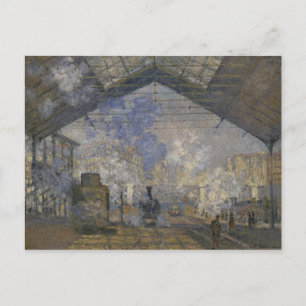 Claude Monet - Station Saint-Lazare Briefkaart