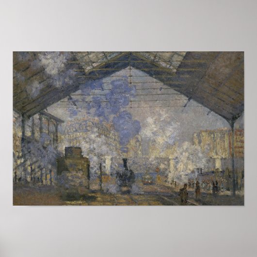 Claude Monet - Station Saint-Lazare Poster (Voorkant)