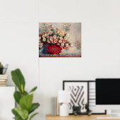 Claude Monet - Stilleven met Chrysanthema Poster (Thuiskantoor)
