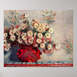 Claude Monet - Stilleven met Chrysanthema Poster