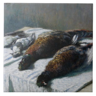 Claude Monet - Stilleven met fazanten Tegeltje