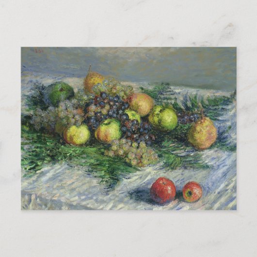 Claude Monet | Stilleven met peren en druiven Briefkaart (Voorkant)