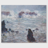 Claude Monet - Storm van de Belle-Ile-kust Cadeaupapier (Vlak)