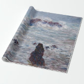 Claude Monet - Storm van de Belle-Ile-kust Cadeaupapier (Uitgerold)