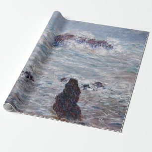 Claude Monet - Storm van de Belle-Ile-kust Cadeaupapier