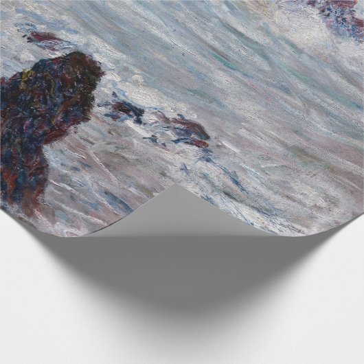 Claude Monet - Storm van de Belle-Ile-kust Cadeaupapier (Hoek)