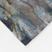 Claude Monet - Storm van de Belle-Ile-kust Fleece Deken (Hoek)
