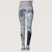 Claude Monet - Storm van de Belle-Ile-kust Leggings (Voorkant)