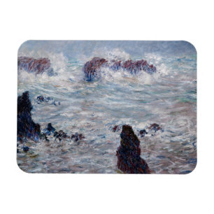Claude Monet - Storm van de Belle-Ile-kust Magneet