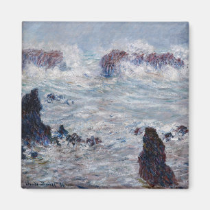 Claude Monet - Storm van de Belle-Ile-kust Magneet