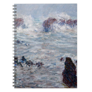 Claude Monet - Storm van de Belle-Ile-kust Notitieboek