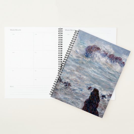 Claude Monet - Storm van de Belle-Ile-kust Planner (Display)