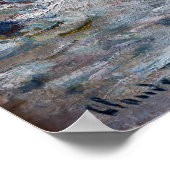 Claude Monet - Storm van de Belle-Ile-kust Poster (Hoek)