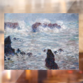 Claude Monet - Storm van de Belle-Ile-kust Raamsticker (Vel 2)